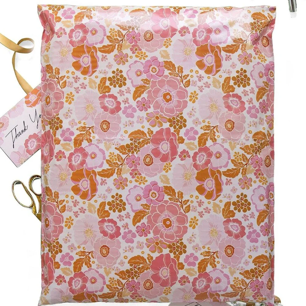 15ct Extra Large 19 x 24 Floral Poly Mailers - Picture 3 of 4